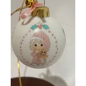 Precious Moments Wishing You the Sweetest Christmas Porcelain Christmas Ornament